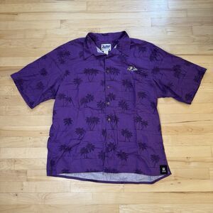 Reyn Spooner Shirt Men’s 2XL Baltimore Ravens Hawaiian Popover NFL Football
